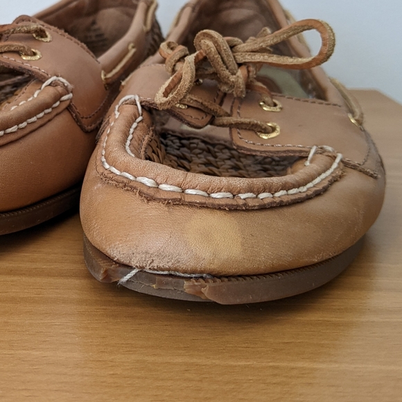 Sperry Women's Audrey Cane Woven Slip-On Boat Shoe - Picture 6 of 6